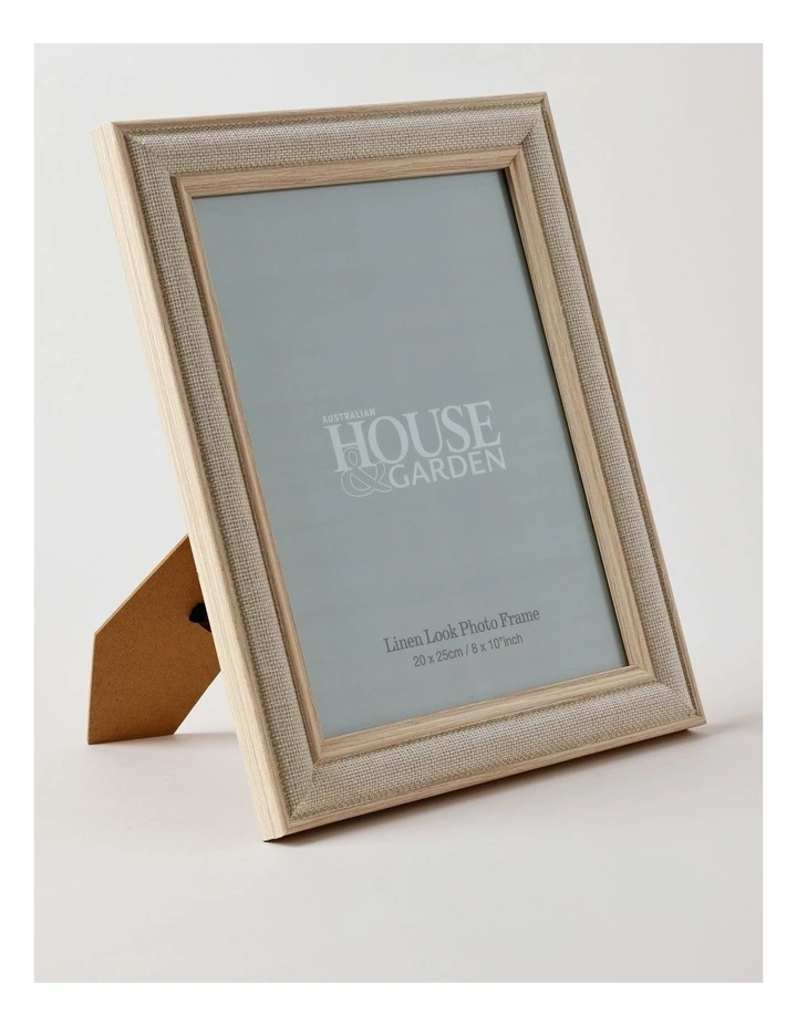Linen Look Wrapped Photo Frame 20x25cm image 2