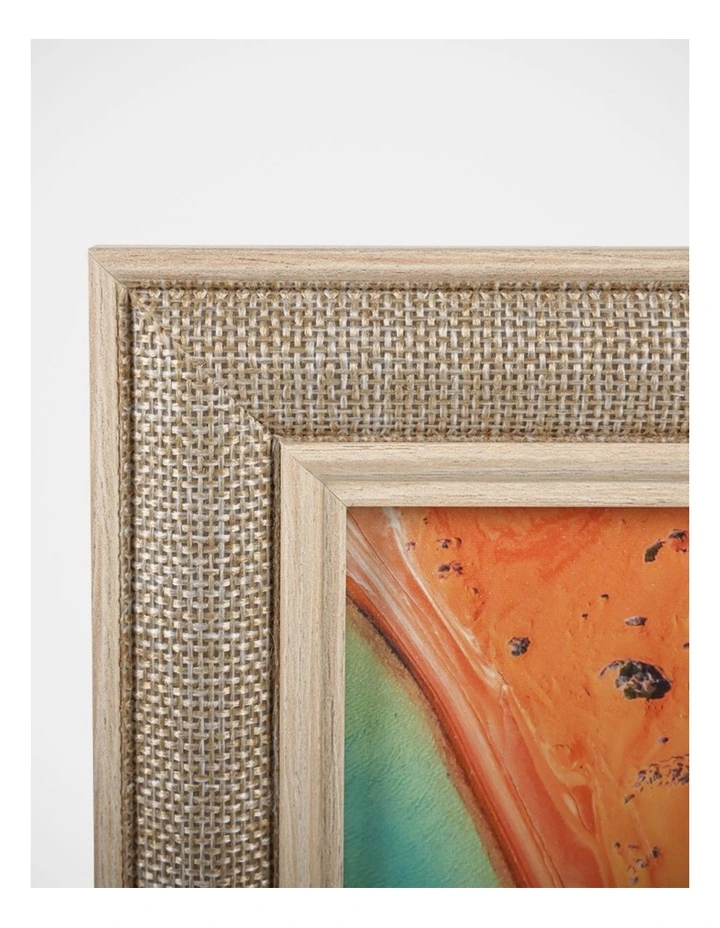 Linen Look Wrapped Photo Frame 20x25cm image 4