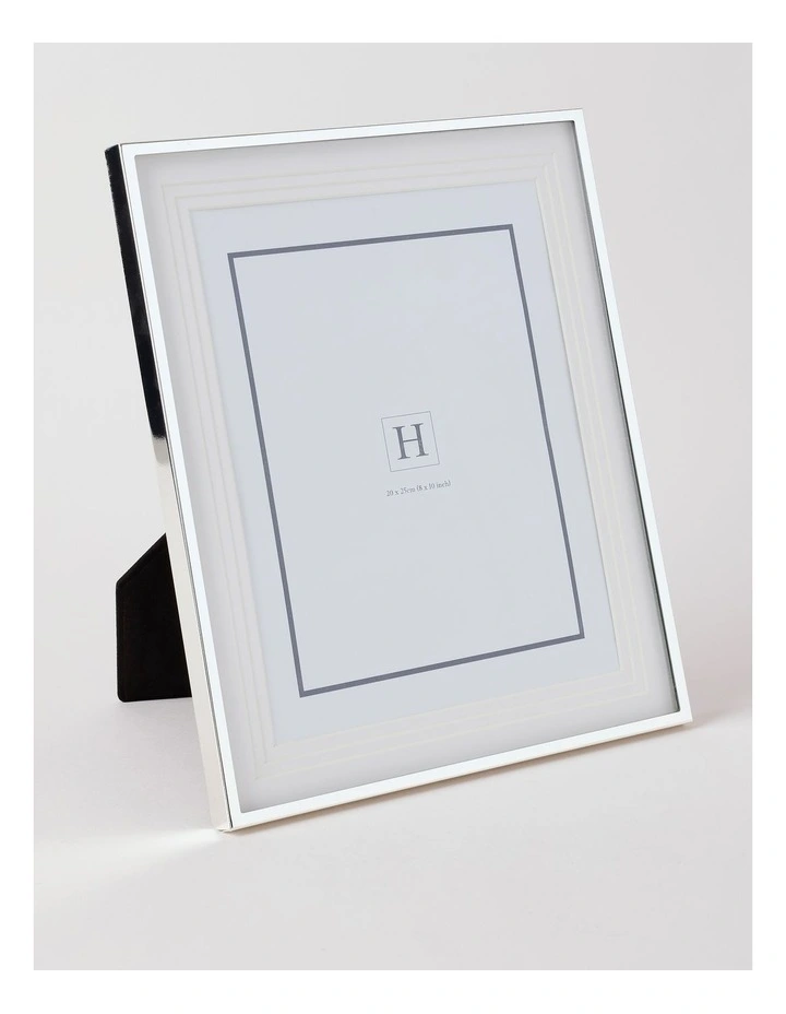 Triple Matte Look Frame 20x25 in Silver image 2