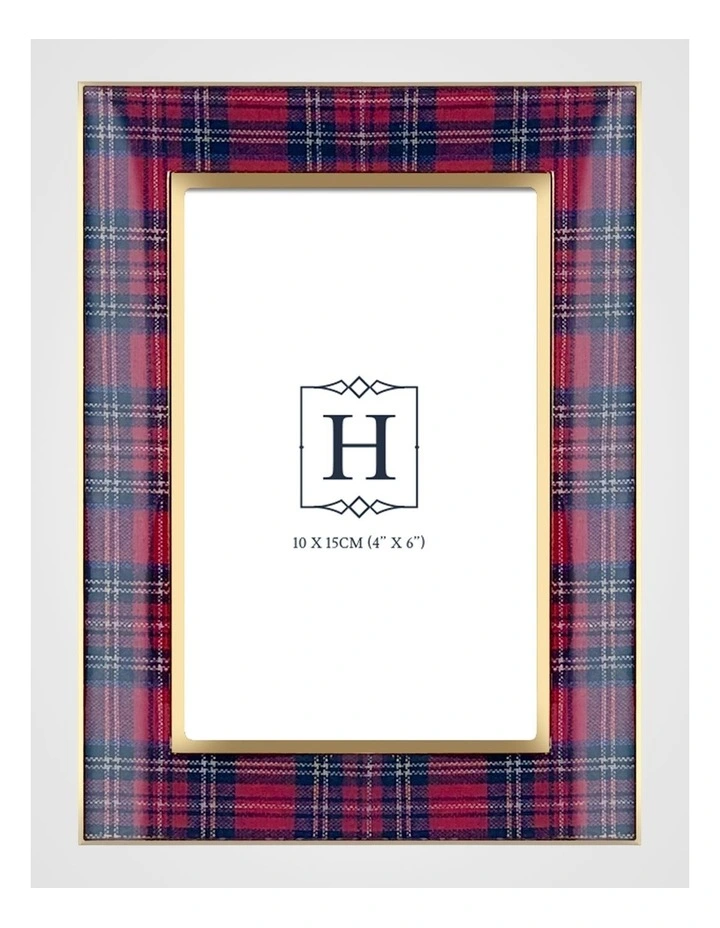 Tartan Photo Frame 10x15cm image 1