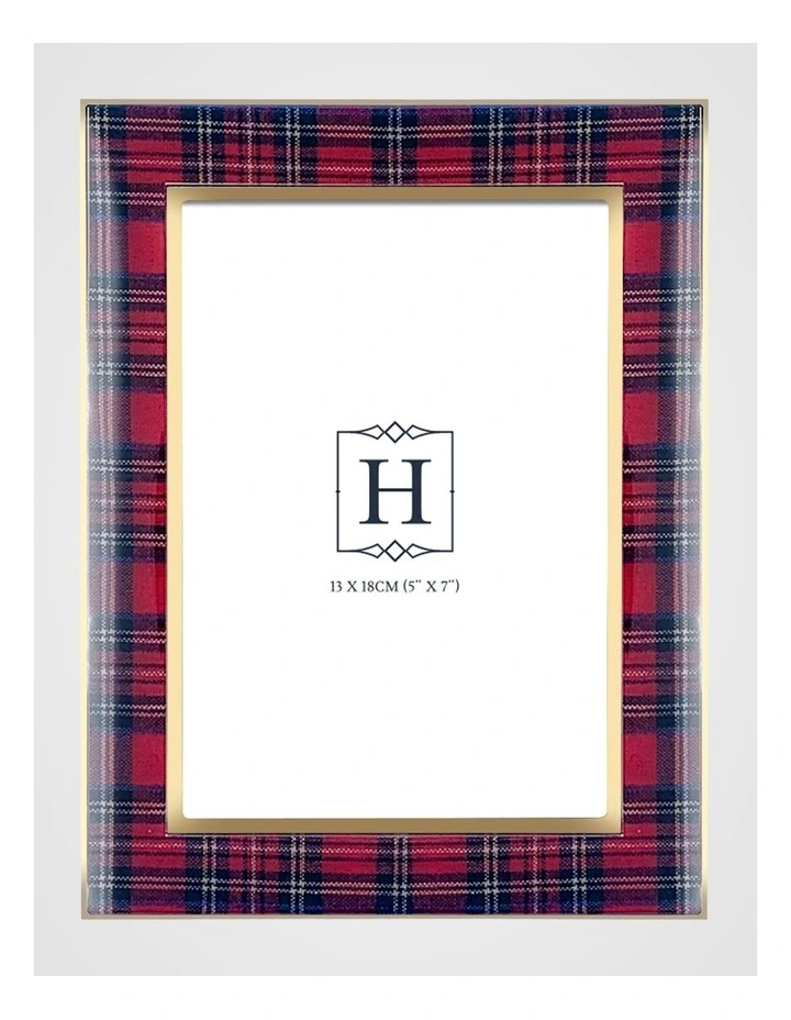Tartan Photo Frame 13x18cm image 1