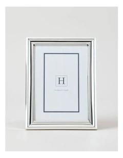 Crest Bevel Metal Photo Frame 13x18cm in Silver
