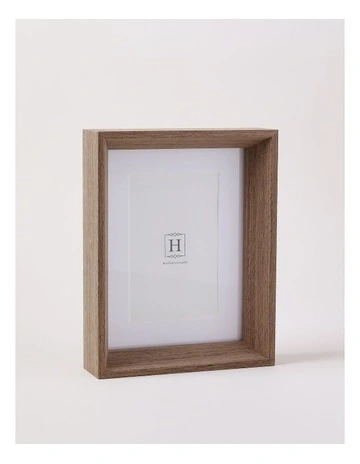 Everwood Timber Veneer Photo Frame 15x20/10x15cm in Brown
