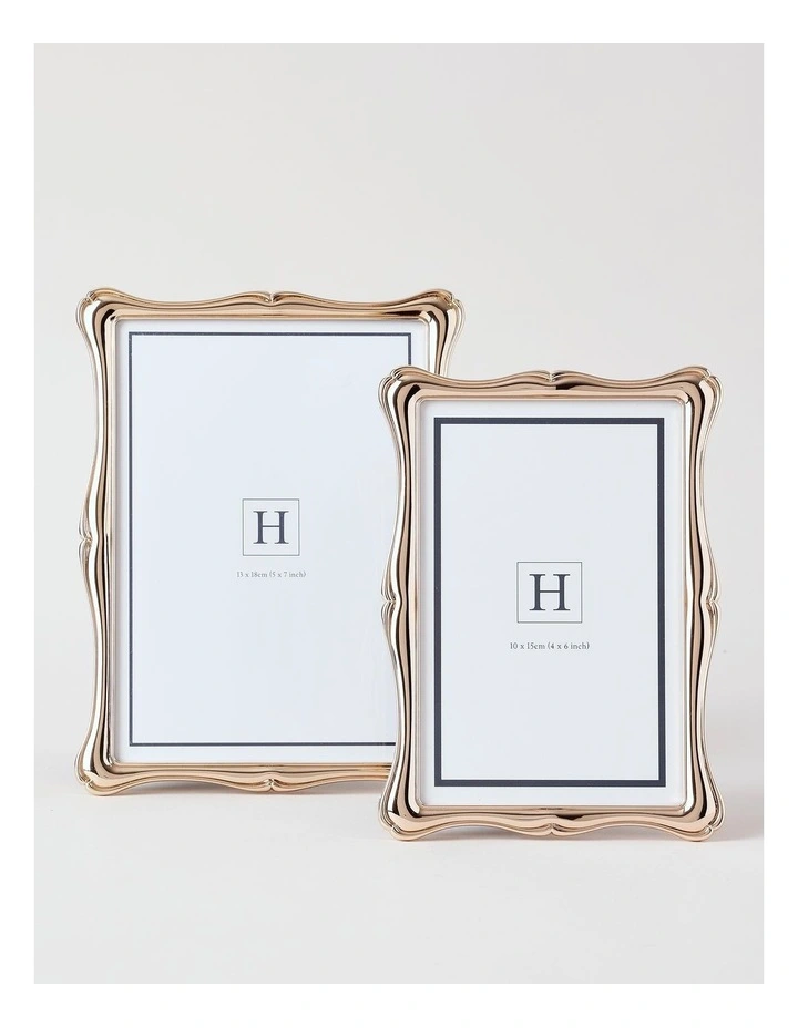 Vienna Photo Frame 10x15cm in Gold image 4