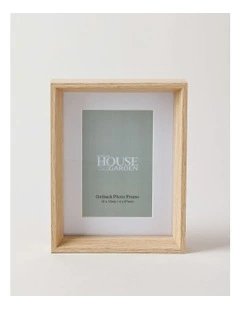 Outback MDF Wood Photo Frame 10x15cm in Brown