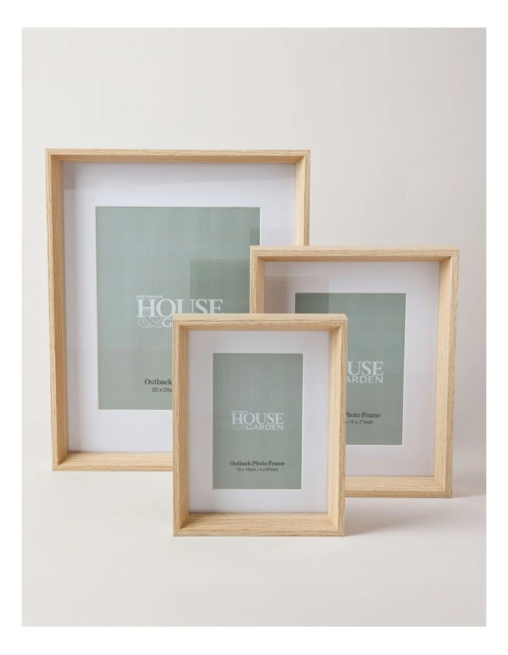 Outback MDF Wood Photo Frame 10x15cm in Brown image 4