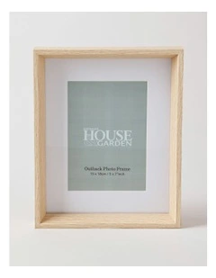 Outback MDF Wood Photo Frame 13x18cm in Brown