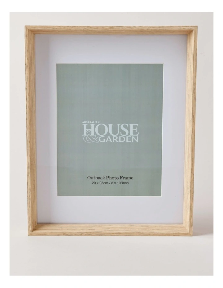 Outback MDF Wood Photo Frame 20x25cm in Brown image 1