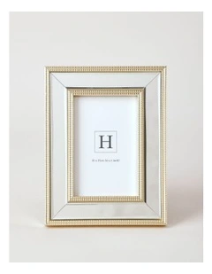 Diana Mirrored Frame 10x15cm in Gold