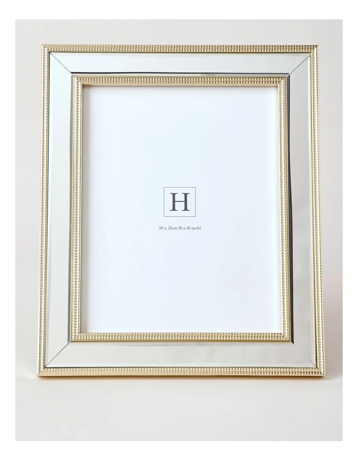 Diana Mirrored Frame 20x25cm in Gold image 1