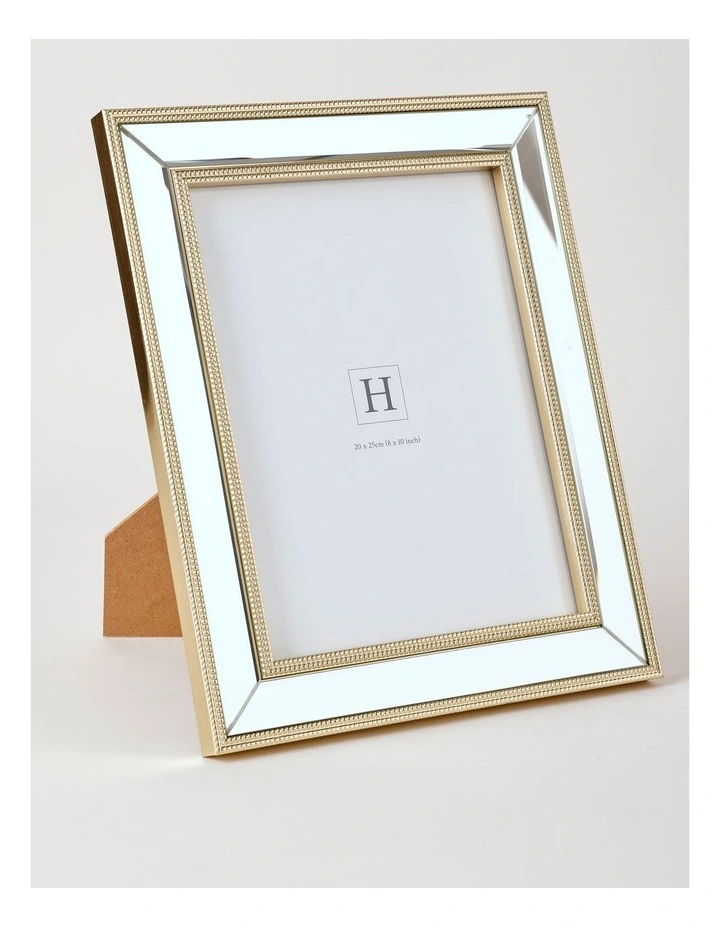Diana Mirrored Frame 20x25cm in Gold image 2
