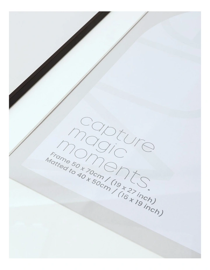 Aluminium Photo Frame 50x70/40x50cm in Black image 3