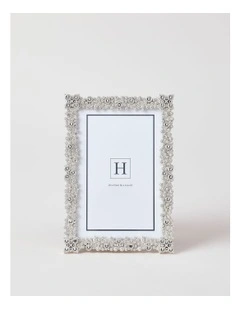 Bejewelled 10x15cm Photo Frame Silver