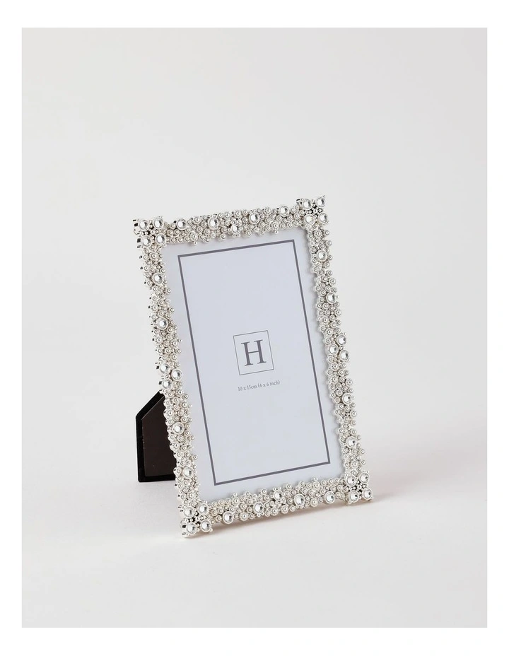 Bejewelled 10x15cm Photo Frame Silver image 2
