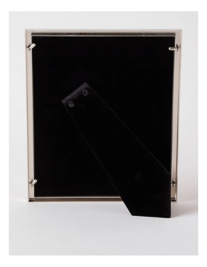 Mother of Pearl 20x25cm Shiny Metal Photo Frame Silver image 3