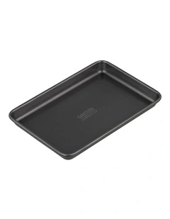 BakerMaker Non-Stick Baking Tray 24x15.5cm in Black