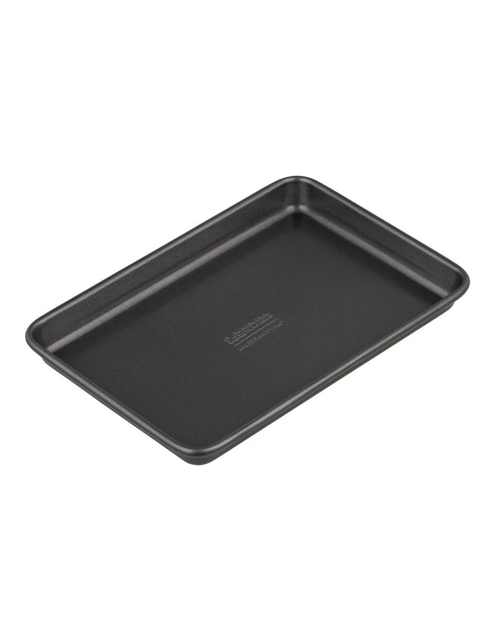 BakerMaker Non-Stick Baking Tray 24x15.5cm in Black image 1