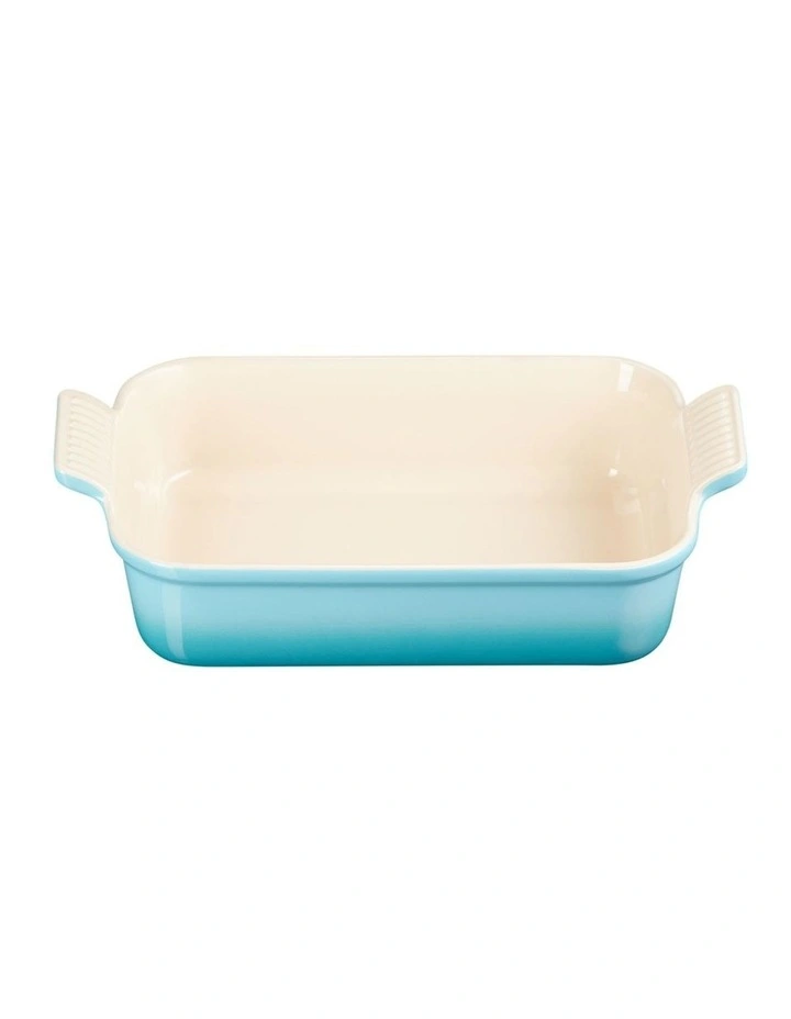 Heritage 26cm Rectangular Deep Dish Caribbean Blue image 1