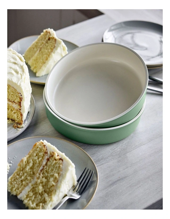 Reserve Round Cake Pan 23cm  Sage PFAS-free ceramic non-stick image 5