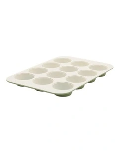 Reserve 12 Cup Muffin Pan PFAS-free ceramic non-stick in Sage