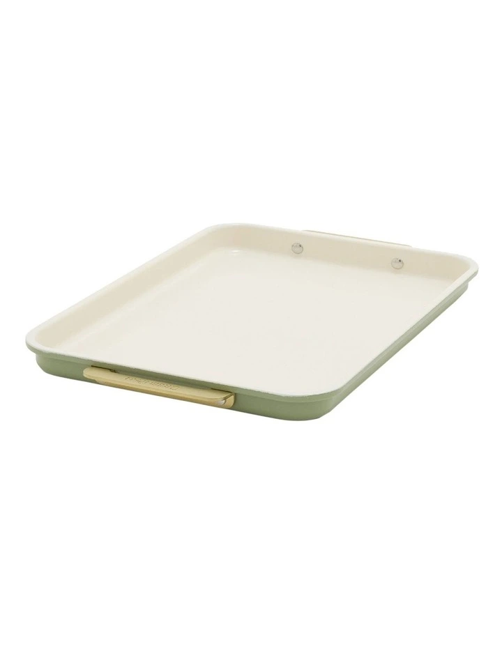 Reserve Cookie Sheet 30cm x 25cm  Sage PFAS-free ceramic non-stick image 1