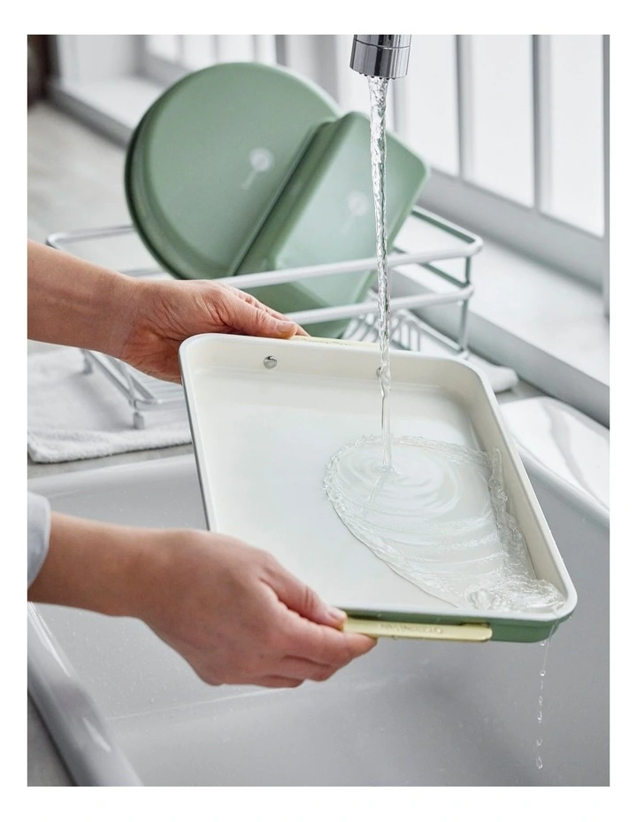 Reserve Cookie Sheet 30cm x 25cm Sage PFAS-free ceramic non-stick image 3