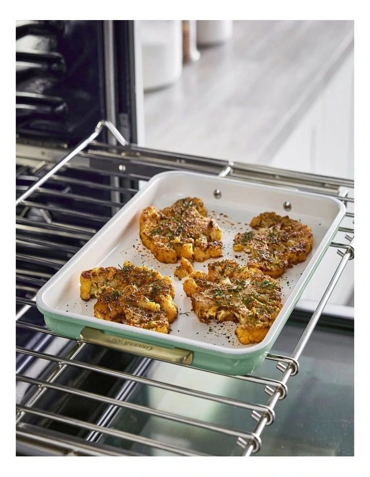 Reserve Cookie Sheet 30cm x 25cm  Sage PFAS-free ceramic non-stick image 4