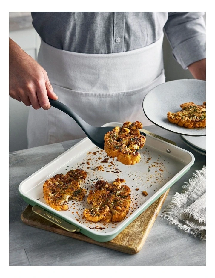 Reserve Cookie Sheet 30cm x 25cm  Sage PFAS-free ceramic non-stick image 5
