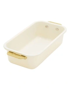 Reserve Loaf Pan 23cm with handles Cream White PFAS-free