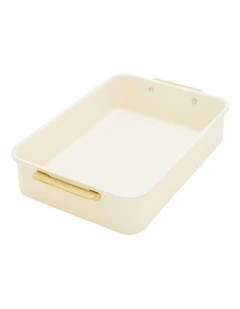 Reserve Rectangular Cake Pan 30cm x 25cm  Cream White PFAS-free
