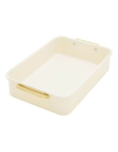 Reserve Rectangular Cake Pan 30cm x 25cm  Cream White PFAS-free