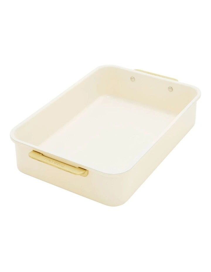 Reserve Rectangular Cake Pan 30cm x 25cm Cream White PFAS-free image 1