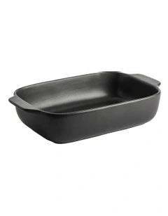 Medium Size Stoneware Baker in Black