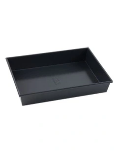 Ultimate Non-Stick Rectangular Cake Pan 33x23cm in Black