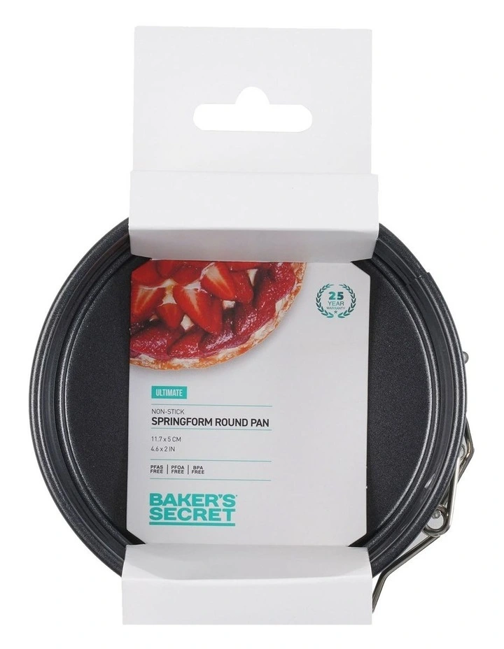 Ultimate Non-Stick Springform Round Cake Pan 11.5cm in Black image 4