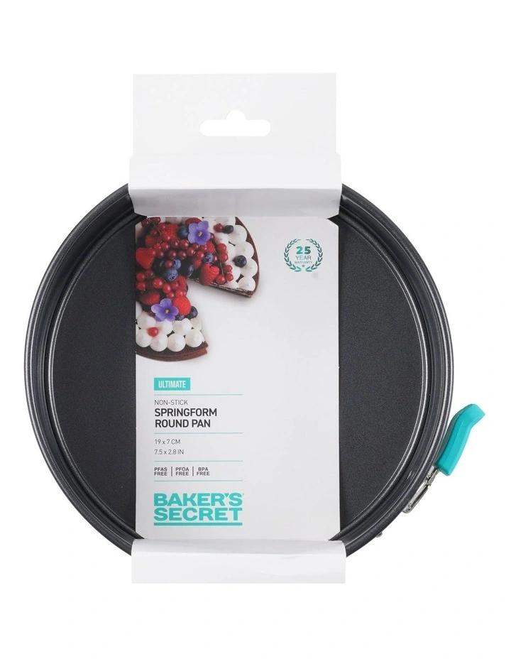 Ultimate Non-Stick Springform Round Cake Pan 19.5cm in Black image 4