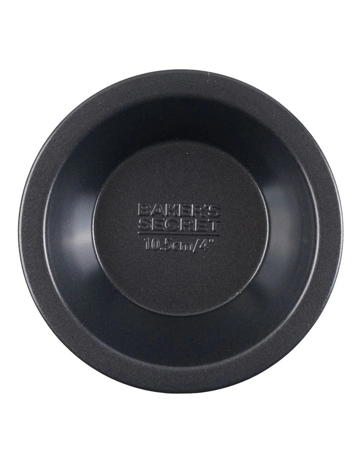 Ultimate Non-Stick Individual Round Pie Dish 10.5cm in Black image 2