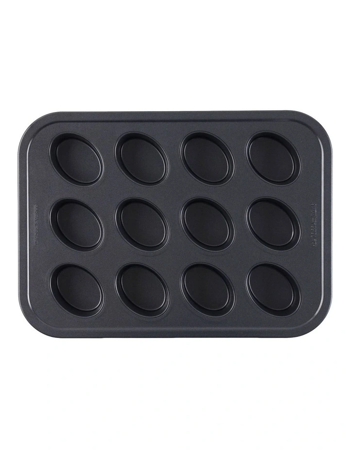 Ultimate Non-Stick 12 Cup Friand Pan 40x29cm in Black image 2