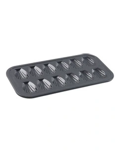 Ultimate Non-Stick 12 Cup Madeleine Pan 44.5x22.7cm in Black