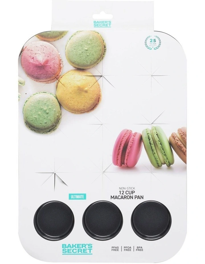 Ultimate Non-Stick 12 Cup Macaron Pan 40x29cm in Black image 4