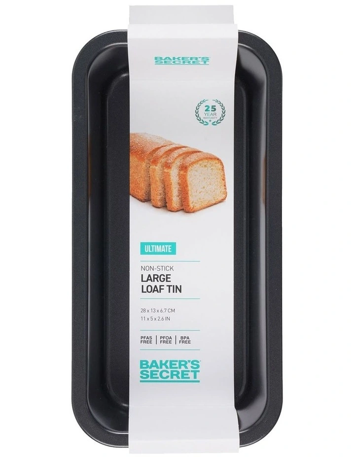 Ultimate Non-Stick Large Loaf Tin 28x13cm in Black image 4