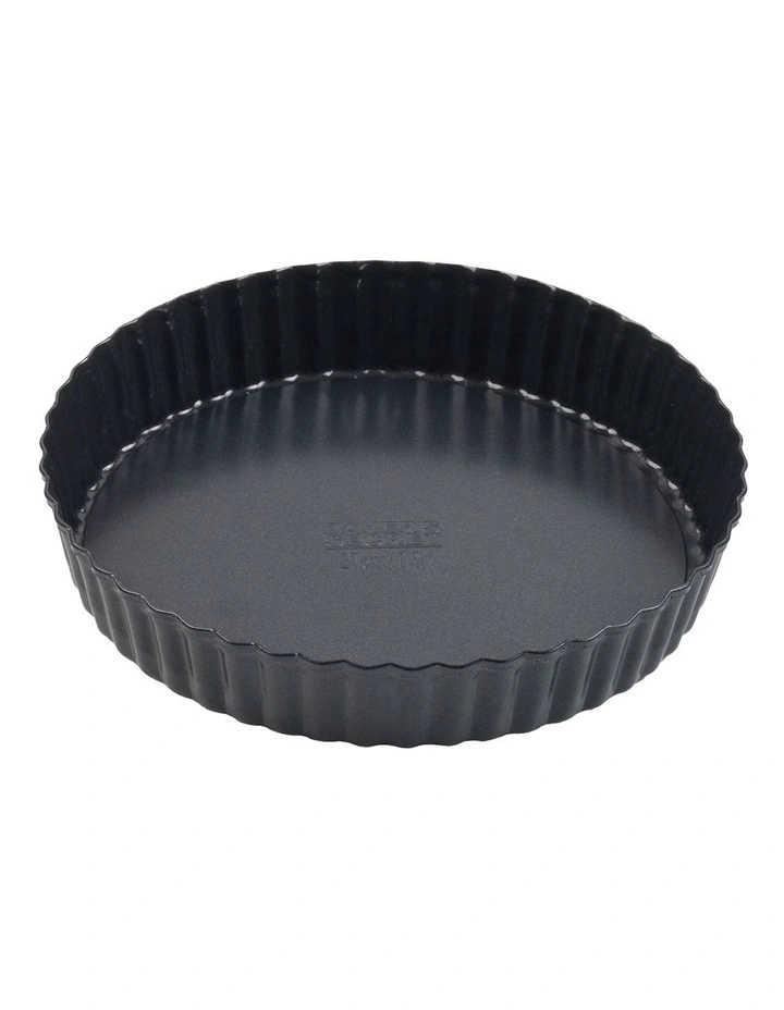 Ultimate Non-Stick Loose Base Round Tart/Quiche Pan 20cm in Black image 1