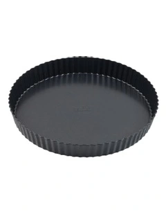 Ultimate Non-Stick Loose Base Round Tart Quiche Pan 28cm in Black