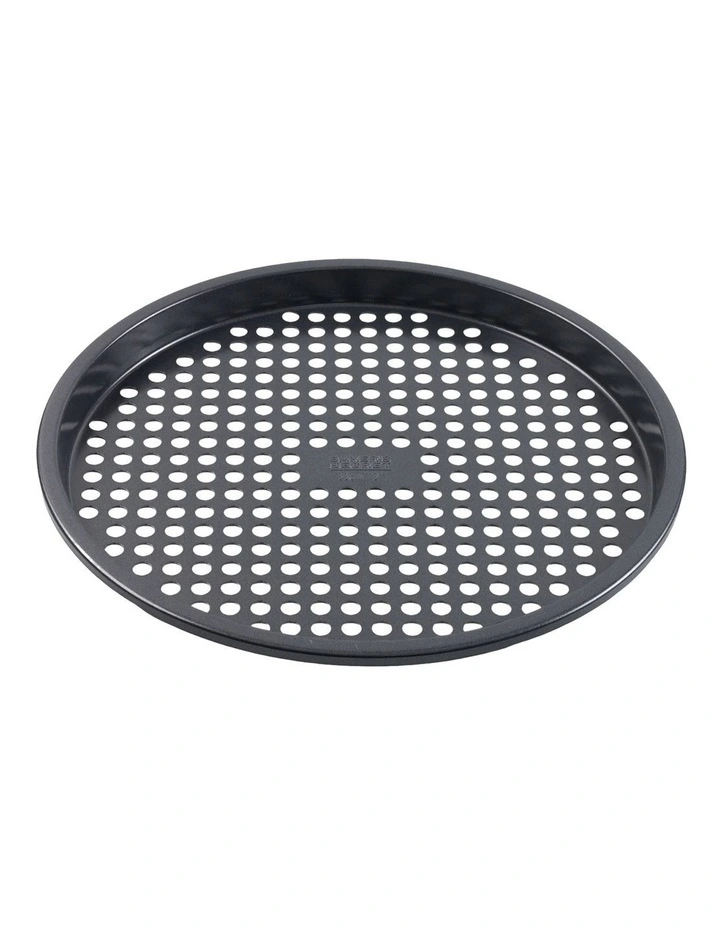 Ultimate Non-Stick Round Pizza Crisper 33cm in Black image 2