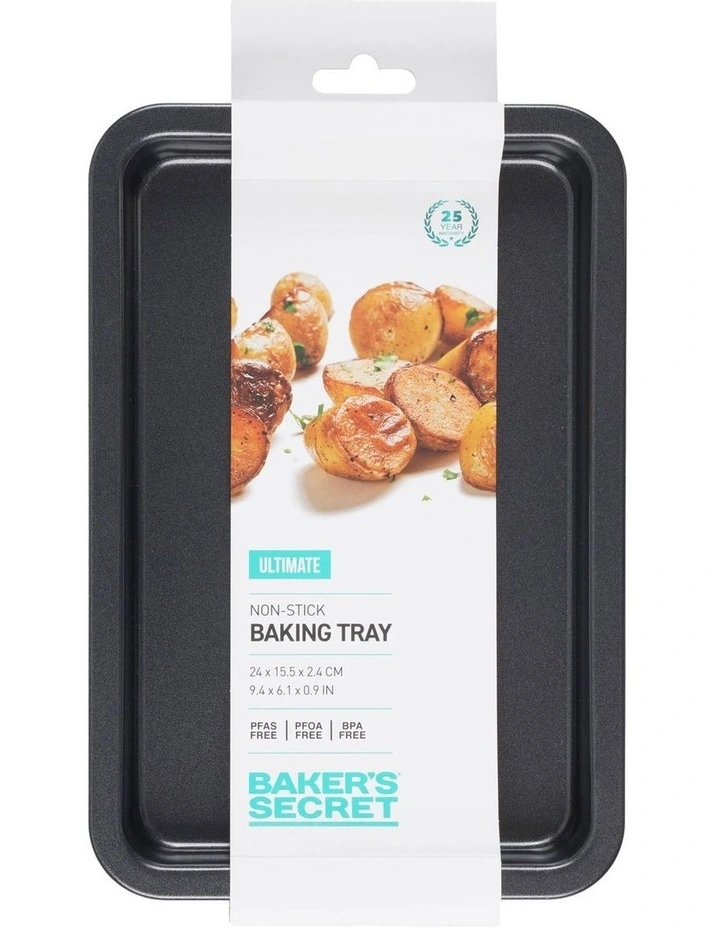 Ultimate Non-Stick Baking Tray 24x15.5cm in Black image 4
