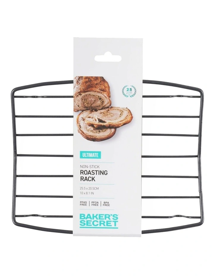 Ultimate Non-Stick Roasting Rack 25.5x20.5cm in Black image 4
