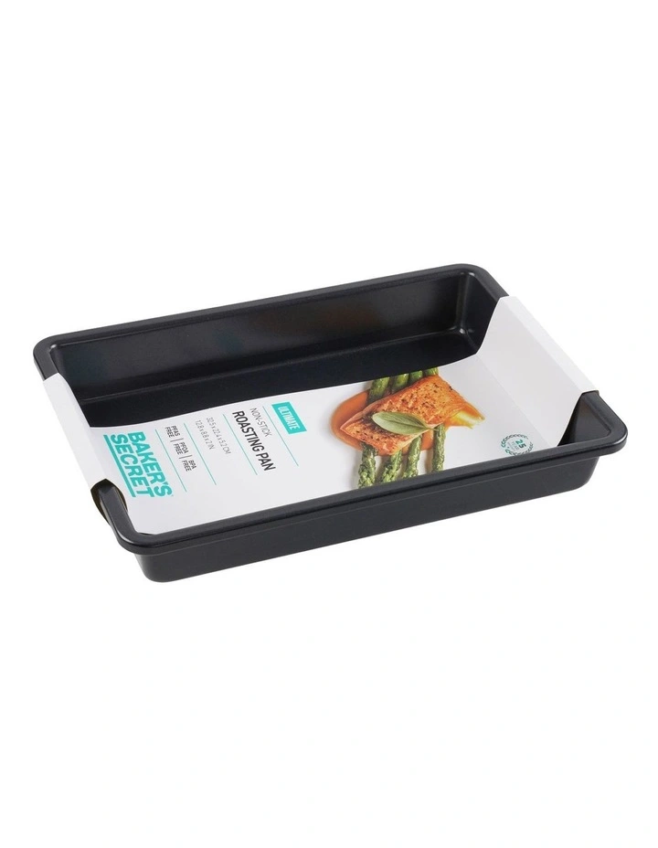 Ultimate Non-Stick Medium Roasting Pan 33x22.5cm in Black image 3