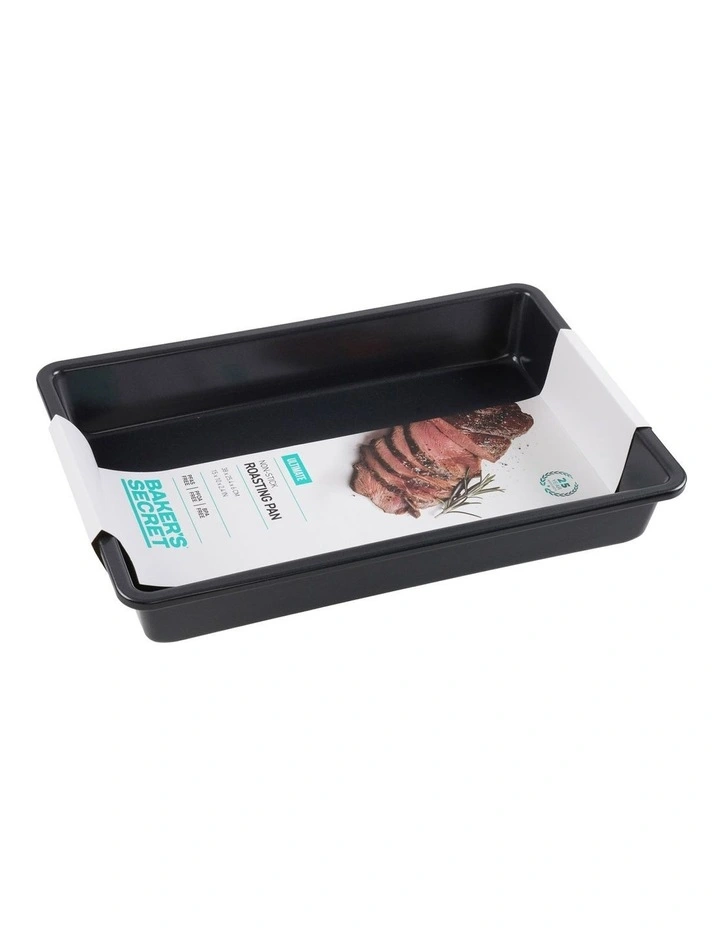 Ultimate Non-Stick Large Roasting Pan 38x25cm in Black image 3