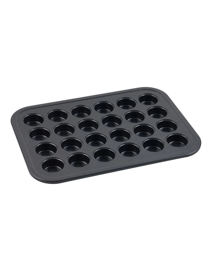 Ultimate Non-Stick 24 Cup Mini Muffin Pan 40x29cm in Black image 1