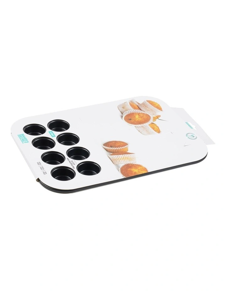Ultimate Non-Stick 24 Cup Mini Muffin Pan 40x29cm in Black image 3